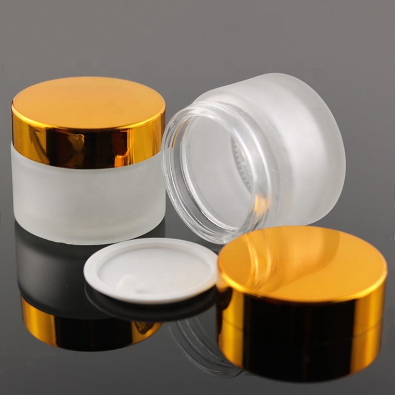 Luxury 50 ml Cosmetic Cream Glass Jar