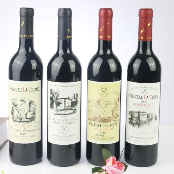 Black Glass Red Wine Bottle (1)