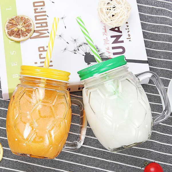 Customized Round Glass Mason Jars (3)