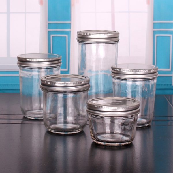 Transparent Glass Mason Jar wholesale (2)