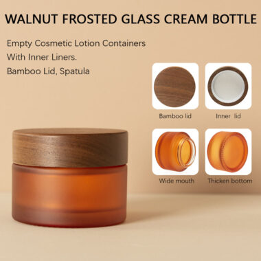 50g Amber Glass Cream Jar