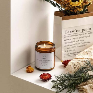 Amber Glass Jar for Cosmetic