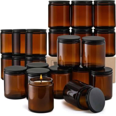 Amber Glass Jar for Cosmetic