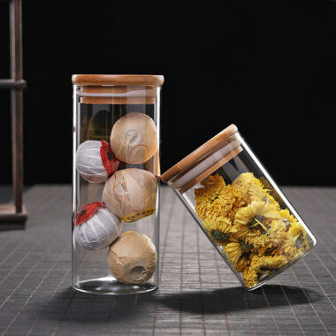 Custom High Borosilicate Glass Jar