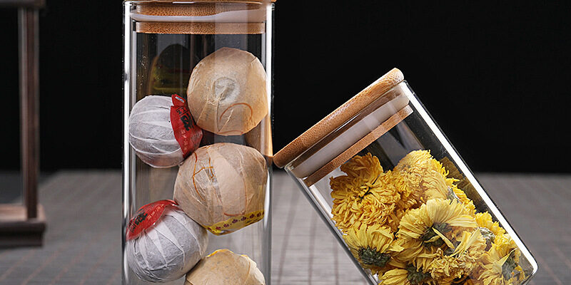 Custom High Borosilicate Glass Jar