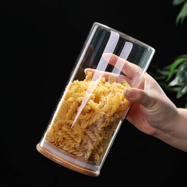 Custom High Borosilicate Glass Jar