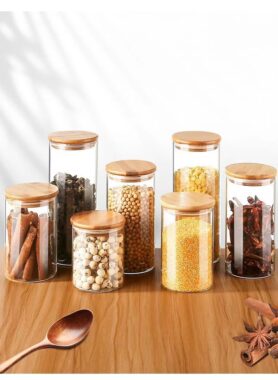 Custom High Borosilicate Glass Jar
