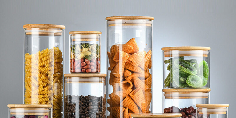 High Borosilicate Glass Storage Jar