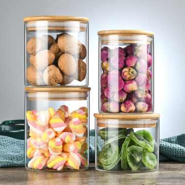 High Borosilicate Glass Storage Jar