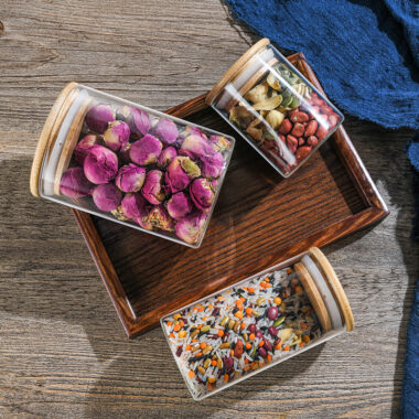 High Borosilicate Glass Storage Jar