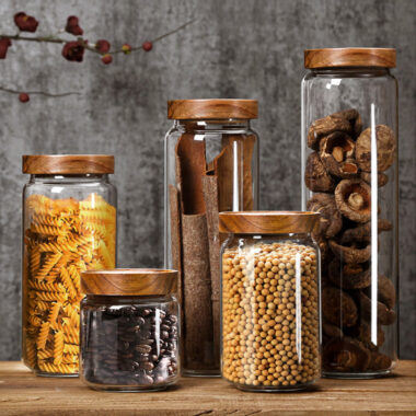 Borosilicate Glass Storage Jar