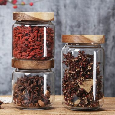 Borosilicate Glass Storage Jar