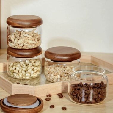  Large Glass Storage Jar 