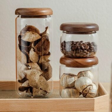  Large Glass Storage Jar 