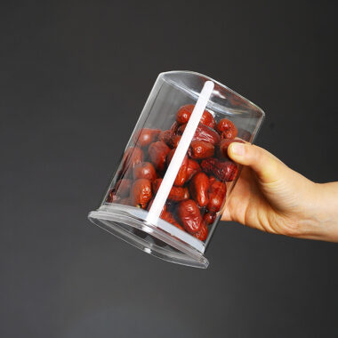 Stackable Square Glass Storage Jar