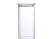 Stackable Square Glass Storage Jar