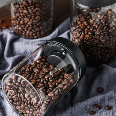  Borosilicate Glass Coffee Storage Jar