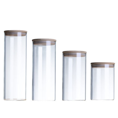 High Borosilicate Glass Storage Jar