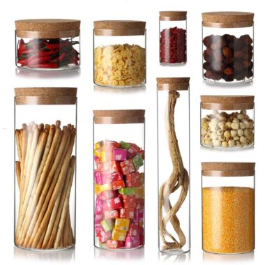 High Borosilicate Glass Storage Jar