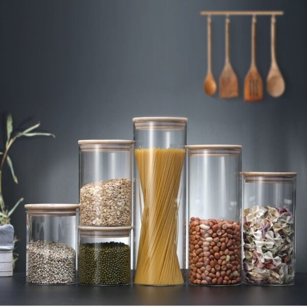 High Borosilicate Glass Storage Jar