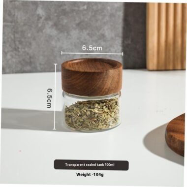 Luxury glass kitchen storage container