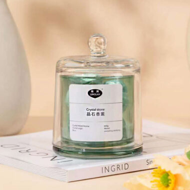 Premium flat bottom glass votive candle jars