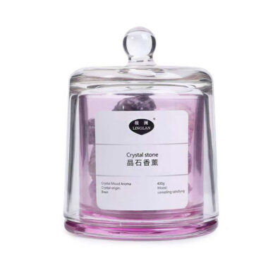 Premium flat bottom glass votive candle jars