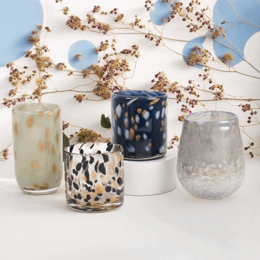 glass candle jars for elegant home décor