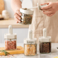 High borosilicate glass storage jars