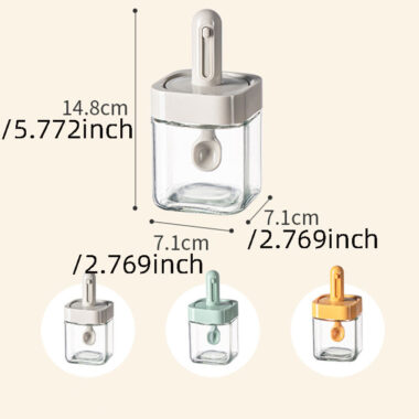 High borosilicate glass storage jars