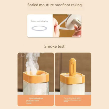 High borosilicate glass storage jars