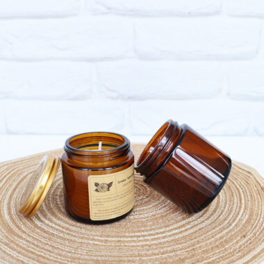 cylinder glass candle jars with lids