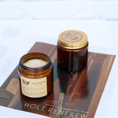 cylinder glass candle jars with lids