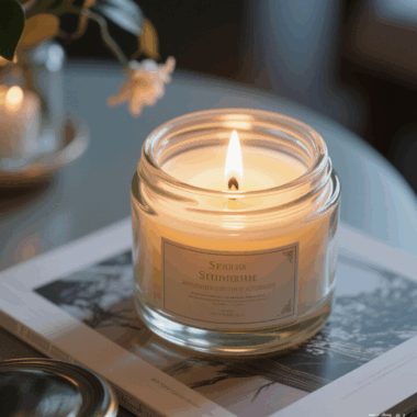 cylinder glass candle jars with lids