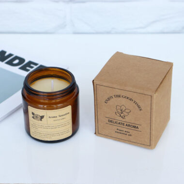 cylinder glass candle jars with lids